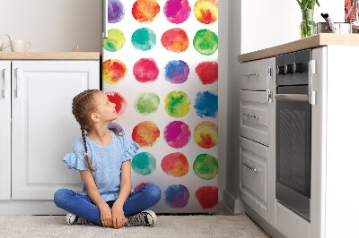 Magnetická podložka na lednici Malované tečky