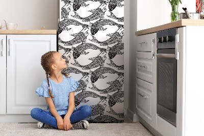 Magnetická podložka na lednici Rybí koi