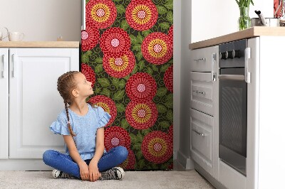 Magnetická podložka na lednici Geometrický květ