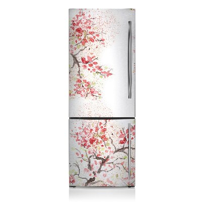Magnet na ledničku dekorativní Třešňové květy