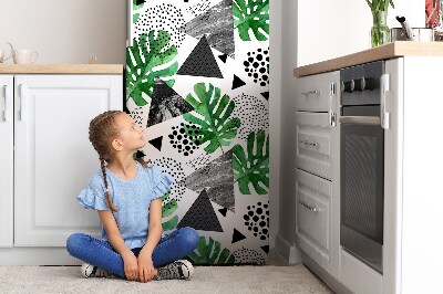 Magnet na ledničku Abstraktní džungle