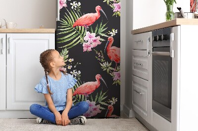 Magnetická podložka na lednici Černé plamene