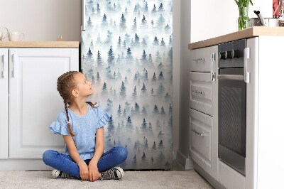 Magnet na ledničku dekorativní Mlžný les