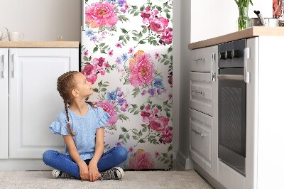 Magnet na ledničku Růžový akvarel