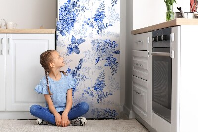 Magnetická podložka na lednici Modrá hortenzie