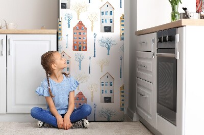 Magnet na ledničku dekorativní Budova