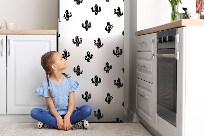 Magnet na ledničku dekorativní Vzorec kaktusu