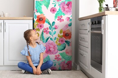 Magnetická podložka na lednici Krásná flóra