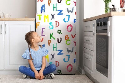 Magnet na ledničku dekorativní Barevná písmena