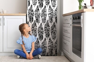 Magnetická podložka na lednici Návrhy v listech