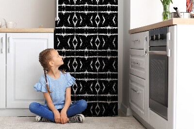 Magnet na ledničku dekorativní Černé shrnutí