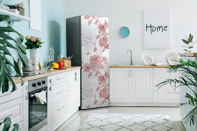 Magnet na ledničku dekorativní Pastelové květiny