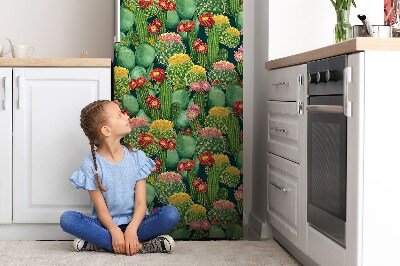 Magnet na ledničku dekorativní Květinová tvář