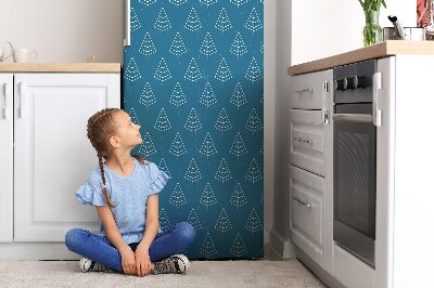 Magnet na ledničku dekorativní Modrý les