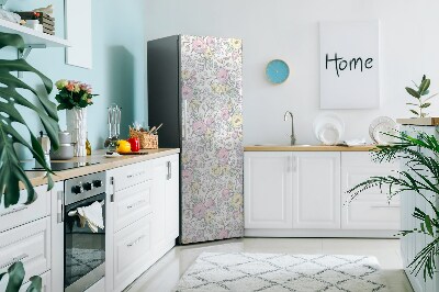 Magnet na ledničku dekorativní Barevné květiny