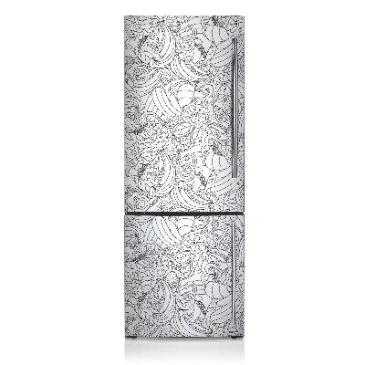 Magnet na ledničku Vzorec doodle
