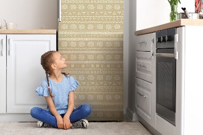 Magnet na ledničku dekorativní Žlutá forma