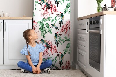 Magnet na ledničku dekorativní Byliny a ptáci