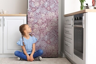 Magnet na ledničku dekorativní Doodle květiny