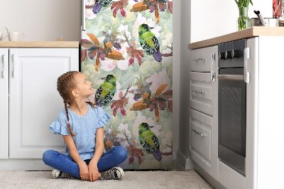 Magnet na ledničku dekorativní Exotičtí ptáci