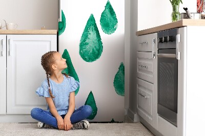Magnet na ledničku dekorativní Kapky