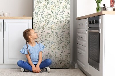 Magnet na ledničku dekorativní Zelené listy