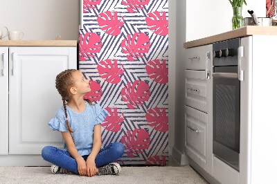 Magnet na ledničku Růžové listy