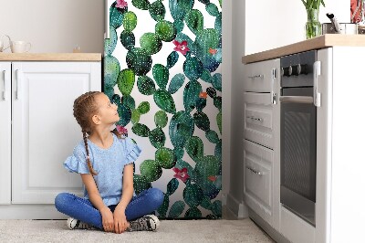 Magnet na ledničku dekorativní Barevné kaktusy