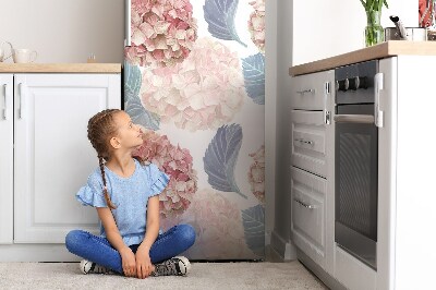 Magnet na ledničku dekorativní Hortenzie