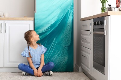 Magnetická podložka na lednici Modré peří