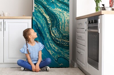 Magnetická podložka na lednici Abstraktní modrá