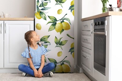 Magnetická podložka na lednici Žluté citrony
