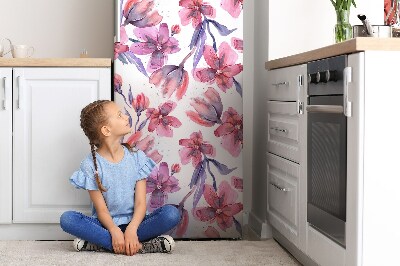 Magnetická podložka na lednici Pastelové květiny