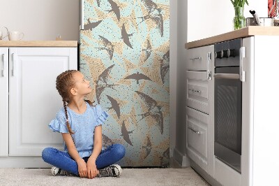 Magnet na ledničku dekorativní Létající vlaštovky