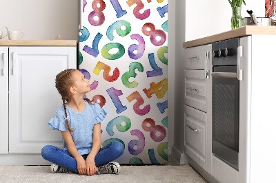 Magnet na ledničku dekorativní Barevná písmena