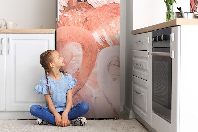 Magnet na ledničku dekorativní Flamingos