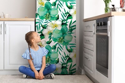 Magnet na ledničku dekorativní Pastelové květiny