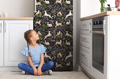 Magnet na ledničku dekorativní Zvířecí les