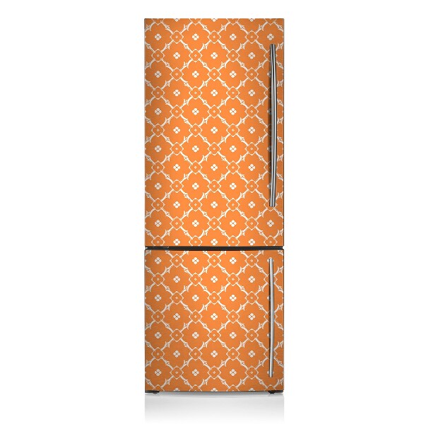 Magnet na ledničku dekorativní Oranžové květy