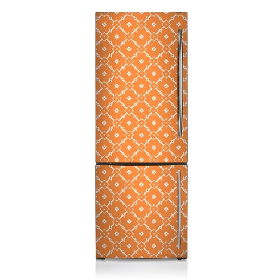 Magnet na ledničku dekorativní Oranžové květy