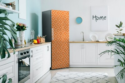 Magnet na ledničku dekorativní Oranžové květy