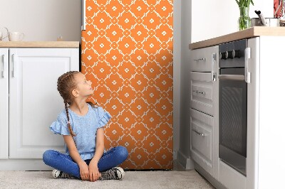 Magnet na ledničku dekorativní Oranžové květy