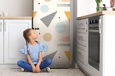 Magnet na ledničku dekorativní Barevná forma