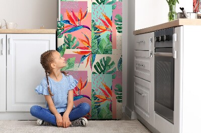 Magnet na ledničku dekorativní Tropická mozaika