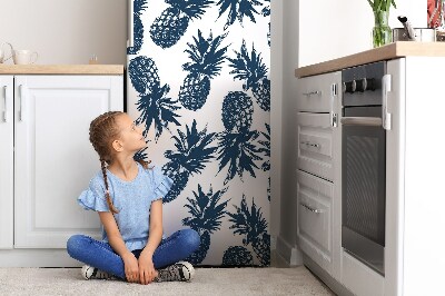 Magnet na ledničku dekorativní Šedý ananas