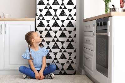 Magnet na ledničku Černé trojúhelníky