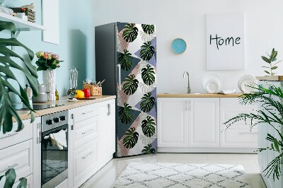 Magnet na ledničku Monsterův listnatý motiv
