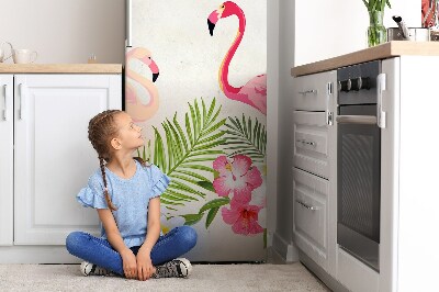 Magnet na ledničku Pár plameňáků