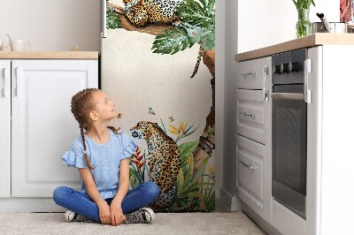 Magnet na ledničku Gepard na větvi