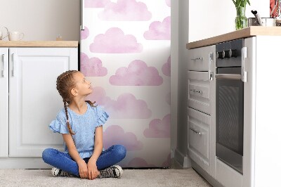 Magnet na ledničku dekorativní Růžové mraky